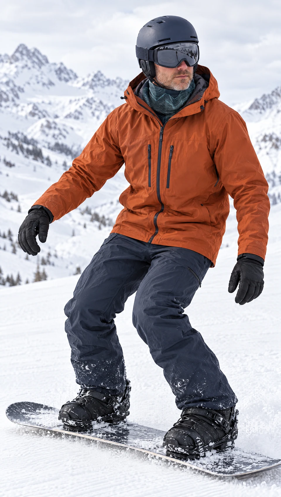 Ridge lines · Glacier nekwarmer · Ridge lines · Glacier · Board door de bocht