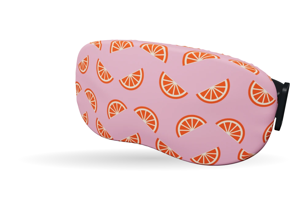 Print Orange slices · Pink aperitivo op een skibrilhoes
