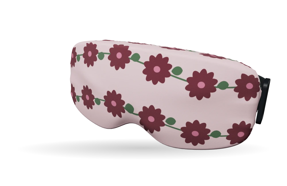 Print Daisy chain · Rose & cocoa op een skibrilhoes