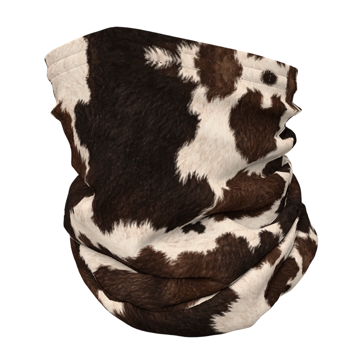 Cowhide texture op een nekwarmer