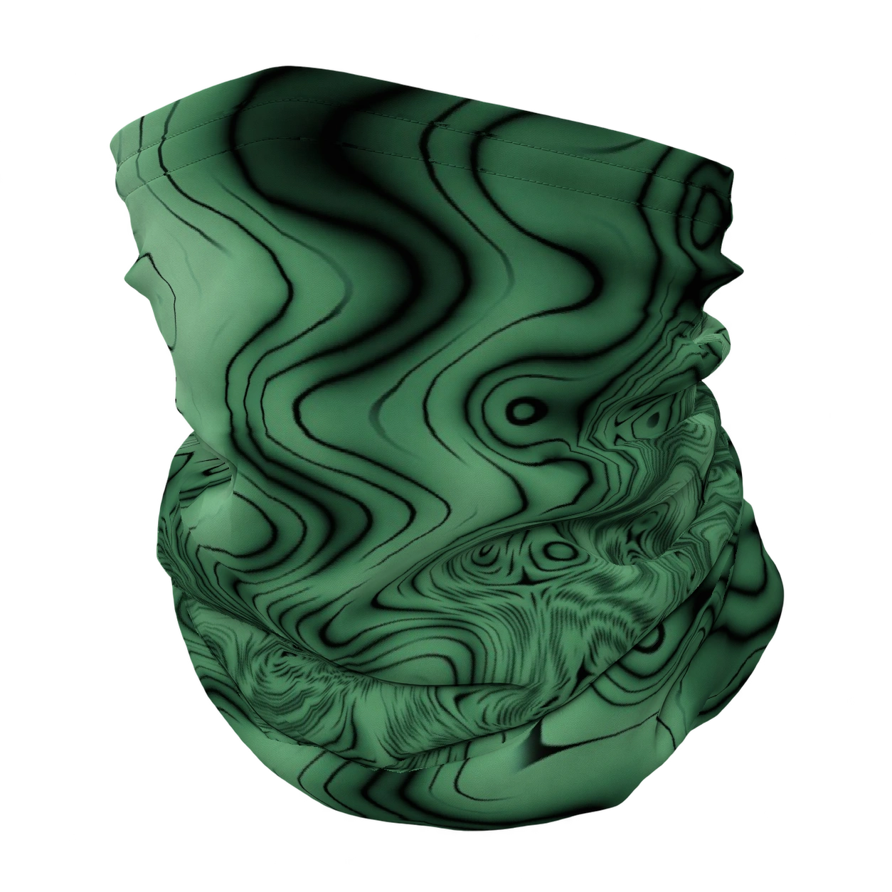 Liquid terrain op een nekwarmer