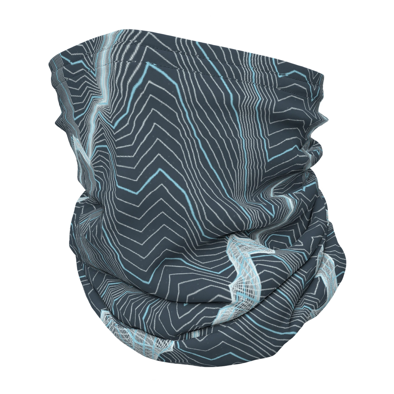Ridge lines · Glacier op een nekwarmer