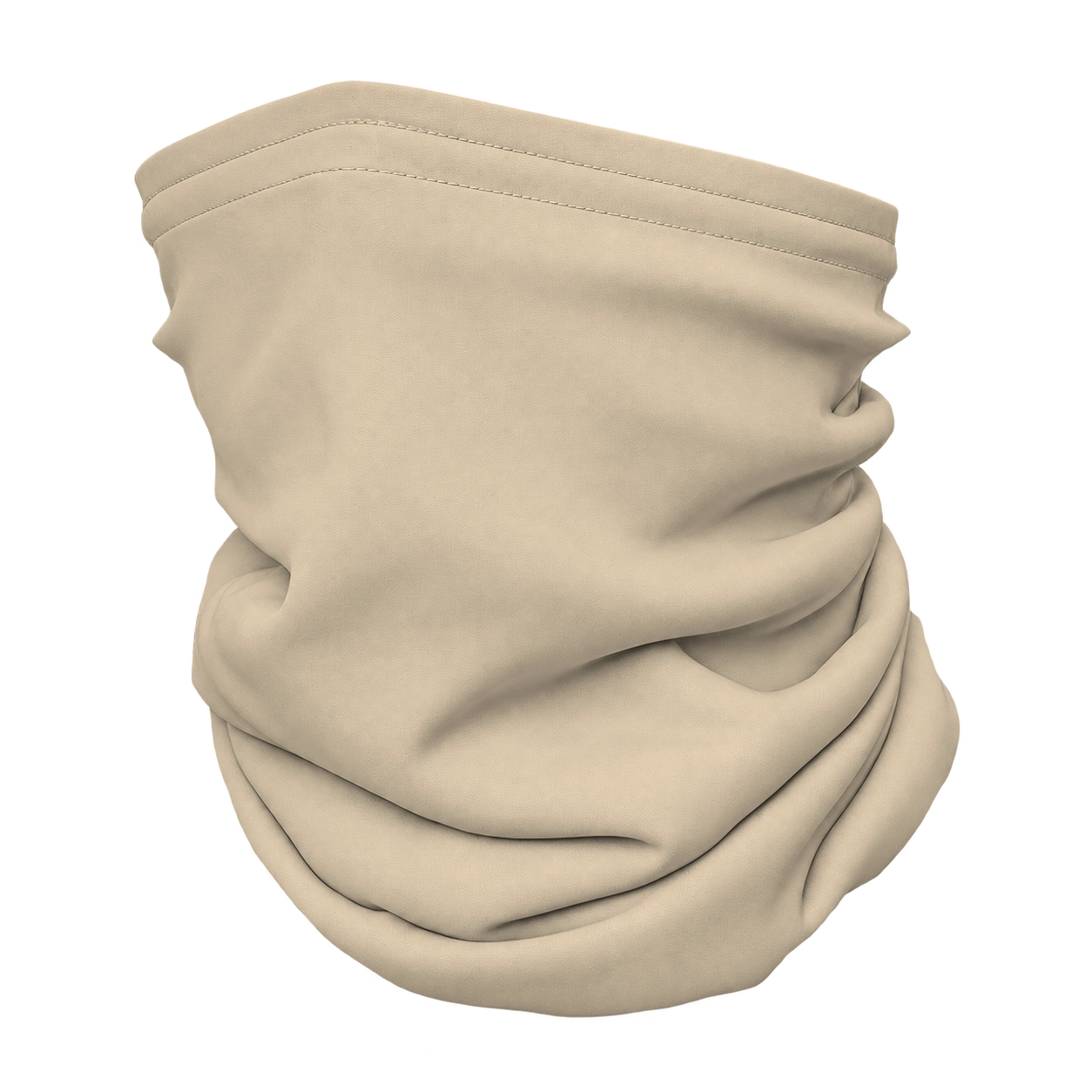 Effen beige · Zand op een nekwarmer