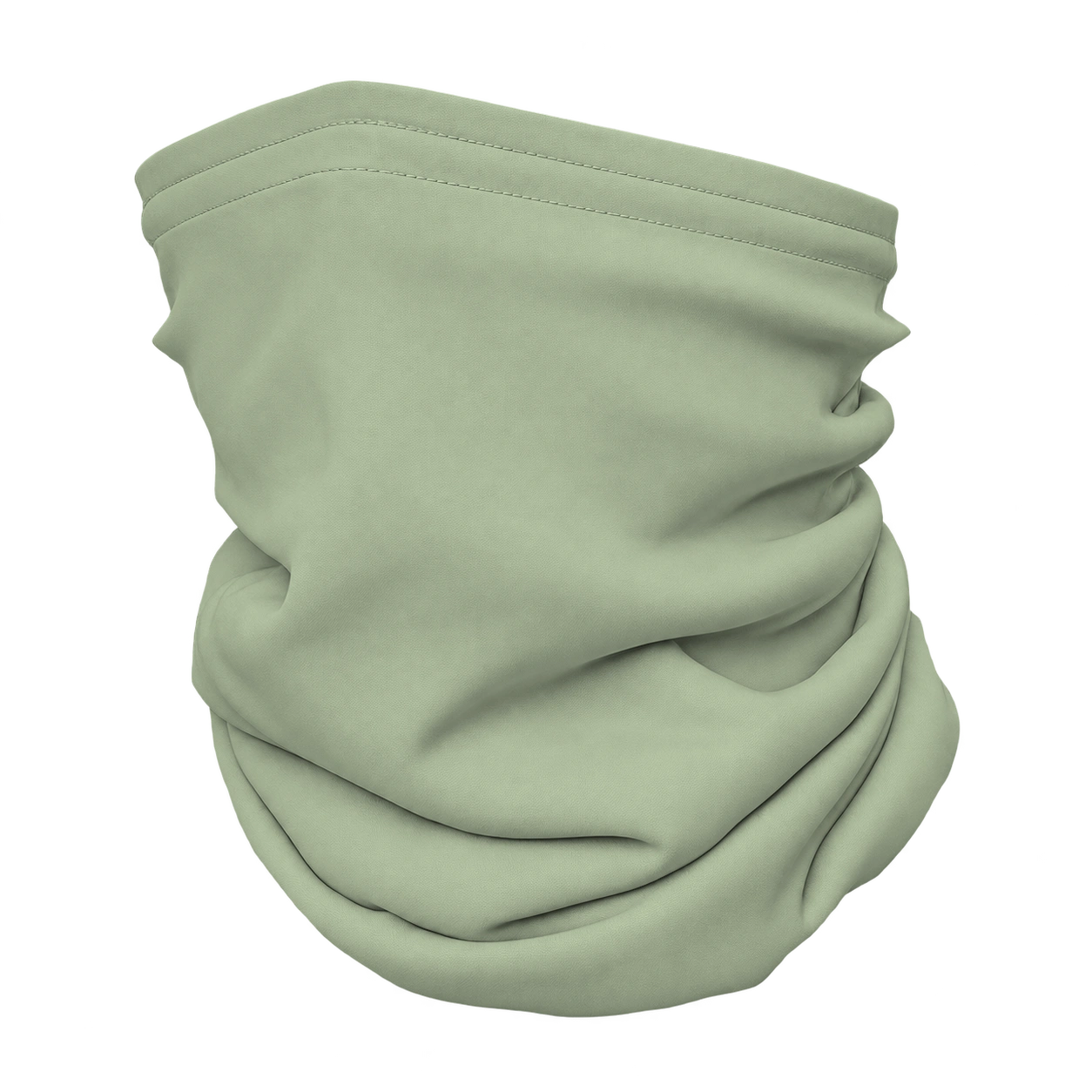 Effen groen · Salie op een nekwarmer