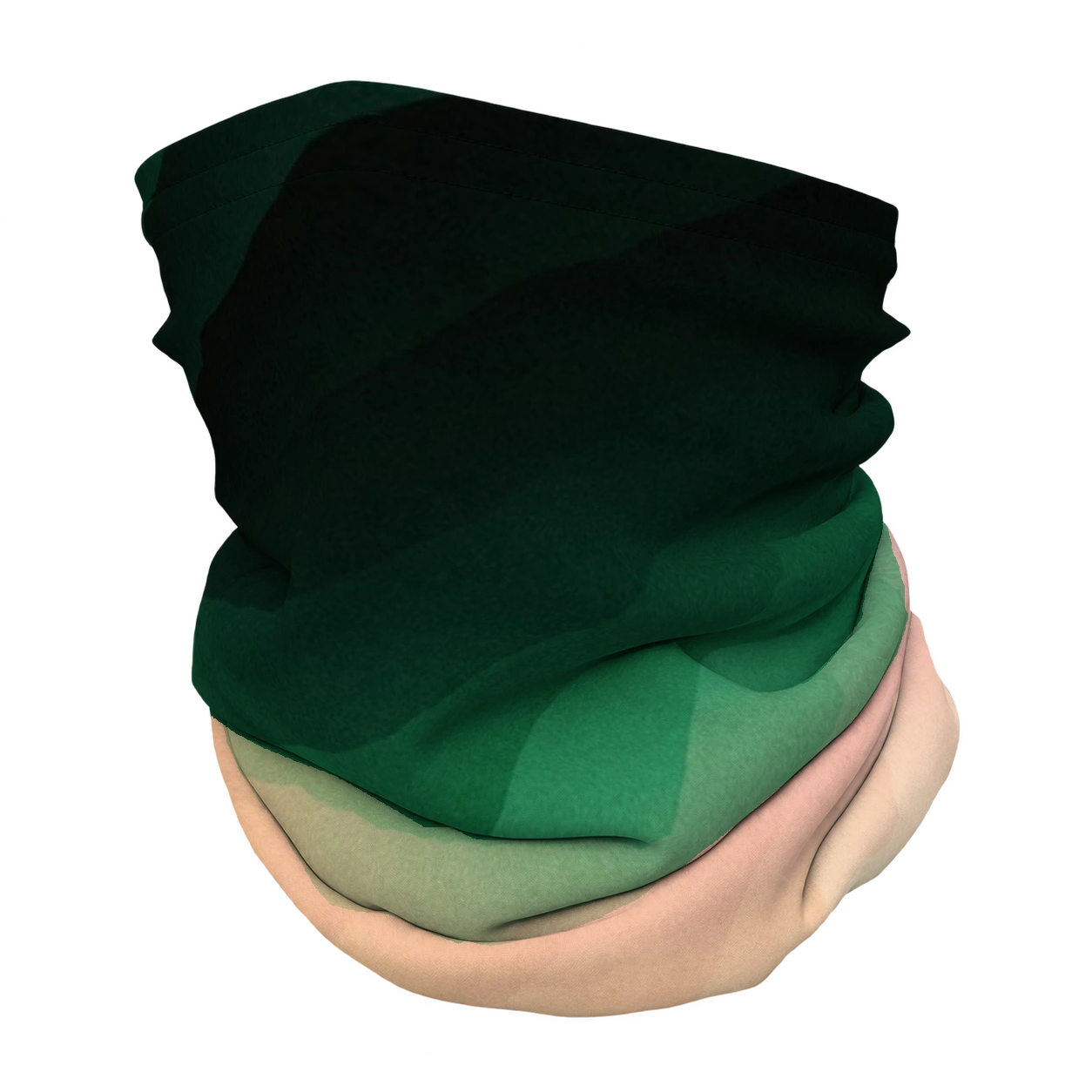 Terrain flow op een nekwarmer