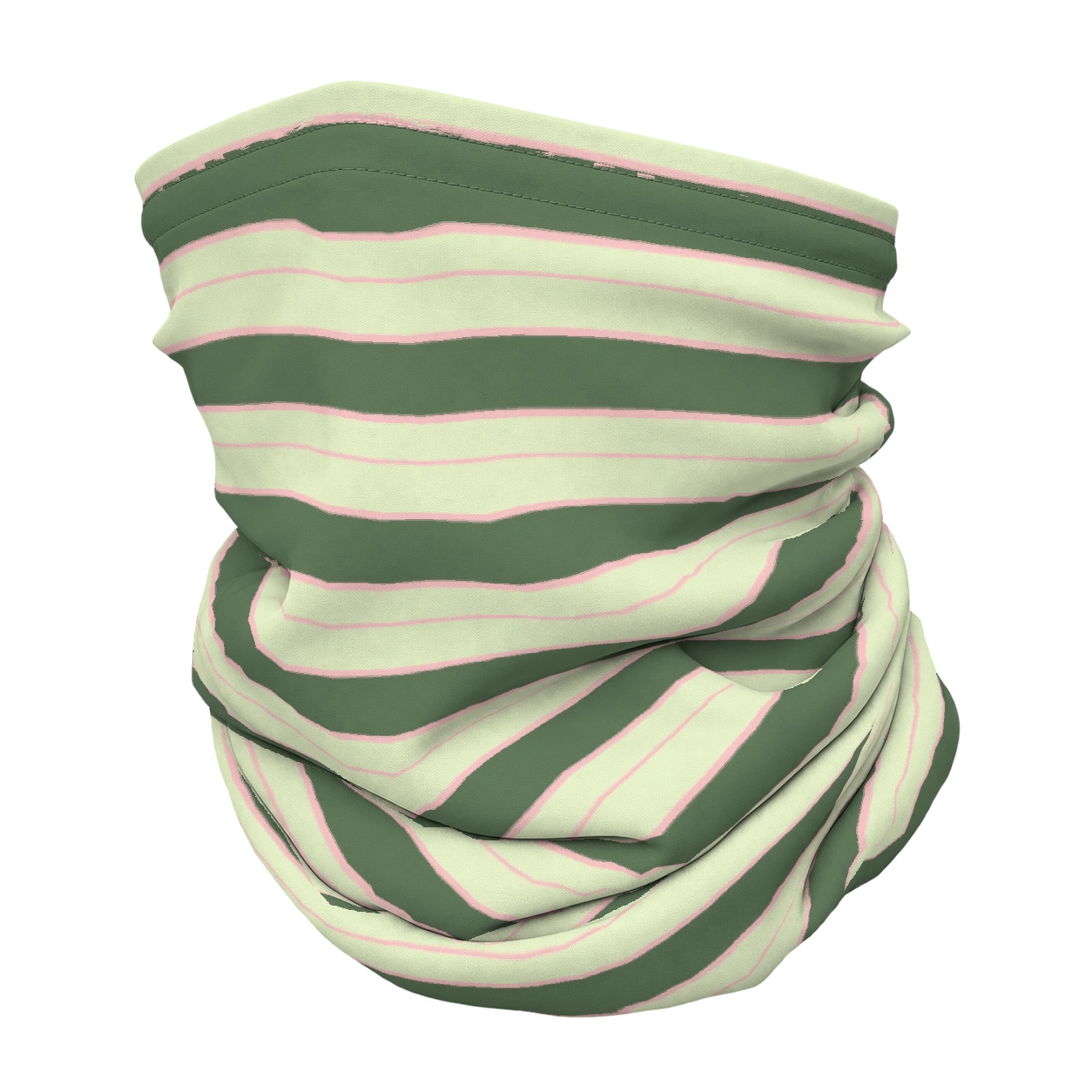Weekend stripes · Garden club op een nekwarmer