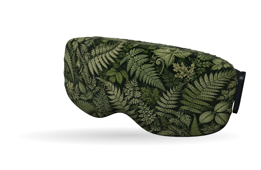 Print Fern shadow op een skibrilhoes