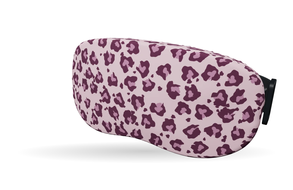 Print Petite panther · Roze op een skibrilhoes