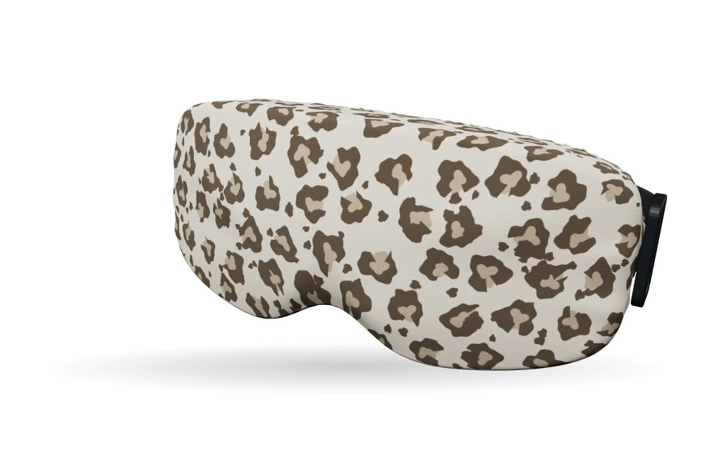 Print Petite panther · Zand op een skibrilhoes