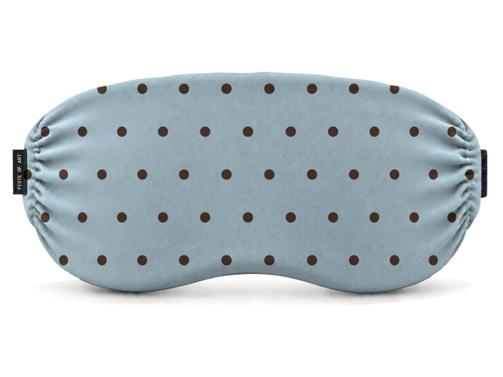Print Petit dot · Sky & cocoa op een skibrilhoes